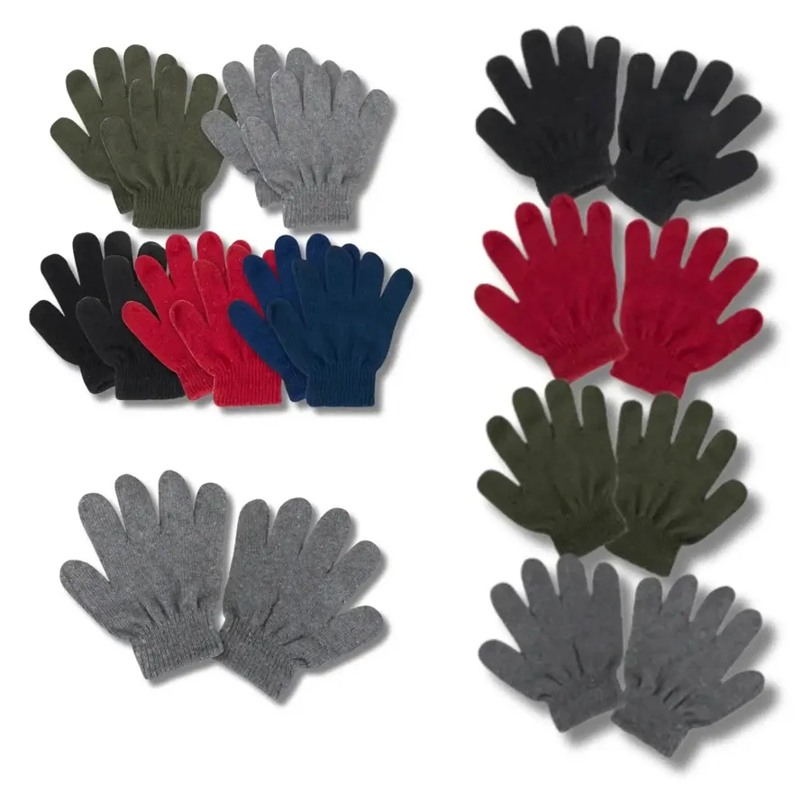 Holiday Winter Knit Gloves For Kids In Bulk — wholesale Seasonal & Holiday by the case