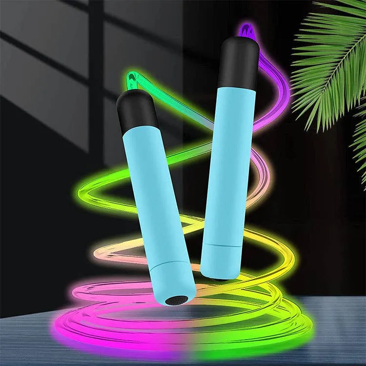Silicone Light up LED Jump Rope For Kids - Assorted — wholesale Toys & Games by the case