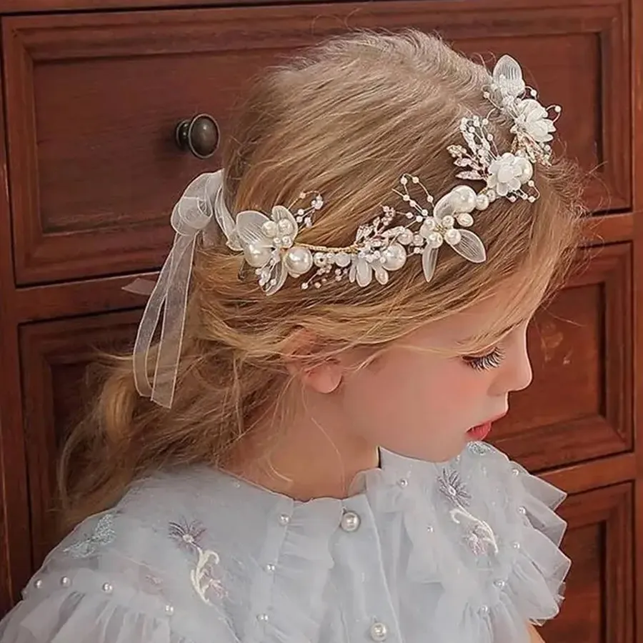 Bridal Pearl Hair Hoop Headbands For Girl's — wholesale Apparel & Accessories by the case