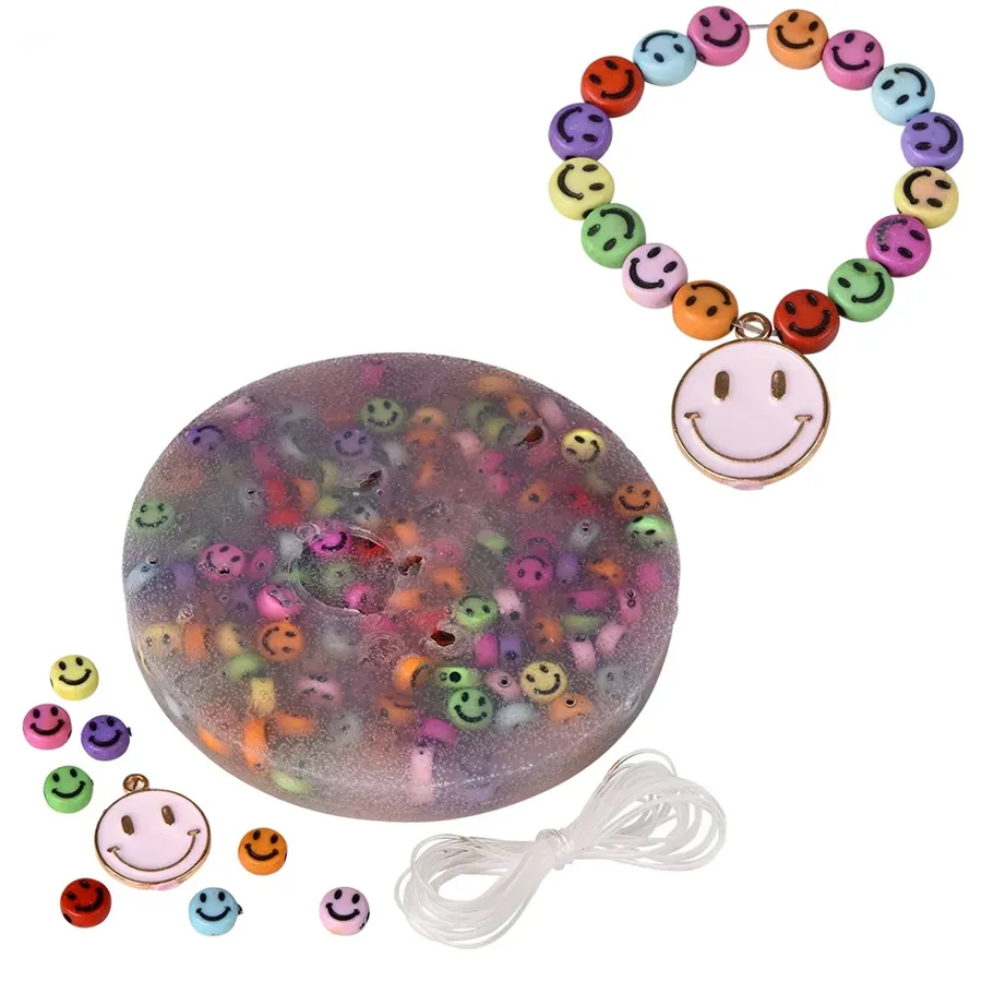 Pick N Create Smile Beaded Customizable Bracelet — wholesale Apparel & Accessories by the case