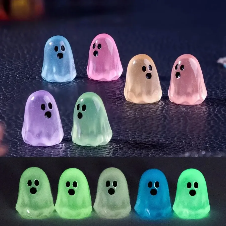 Luminous Glowing Ghost Figures For Decor - Assorted — wholesale Home & Décor by the case