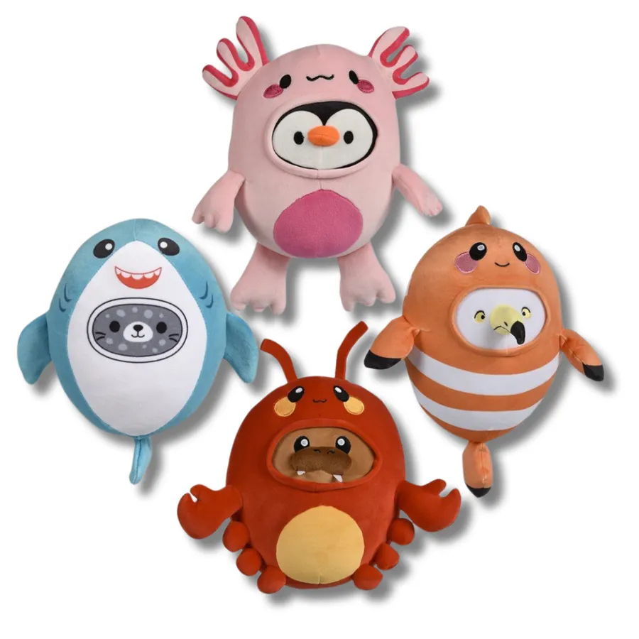 Soft Plush Stuffed Costume Sealife Kids Toy - Assorted — wholesale Plush & Squishies by the case