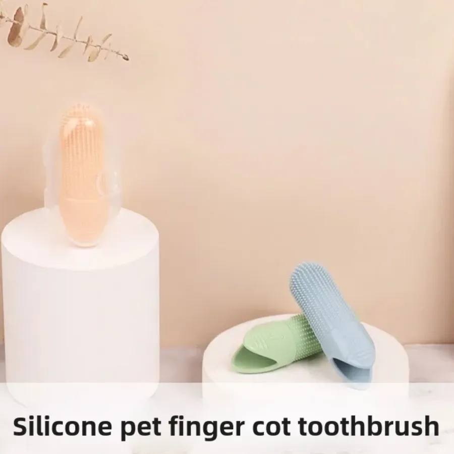 360° Dog Finger Toothbrush – Silicone Pet Dental Care — wholesale Pet by the case