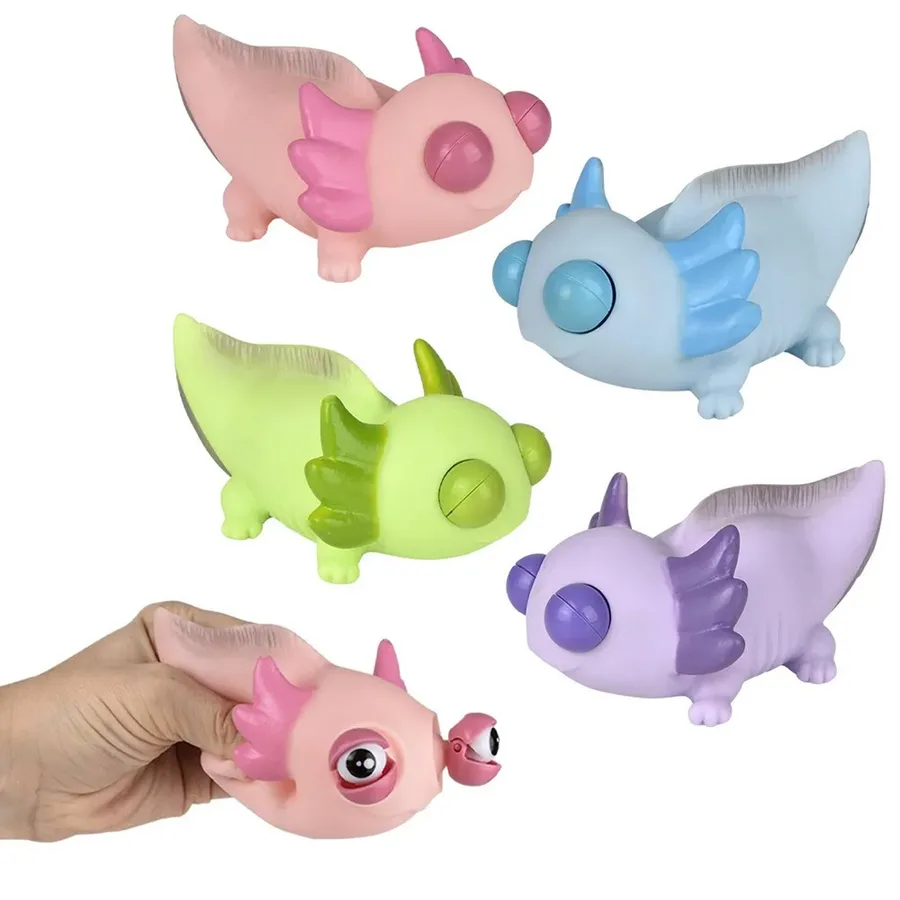 Axolotl Popping Eye Stress Relief Fidget Kids Toy In Bulk — wholesale Fidgets & Sensory by the case