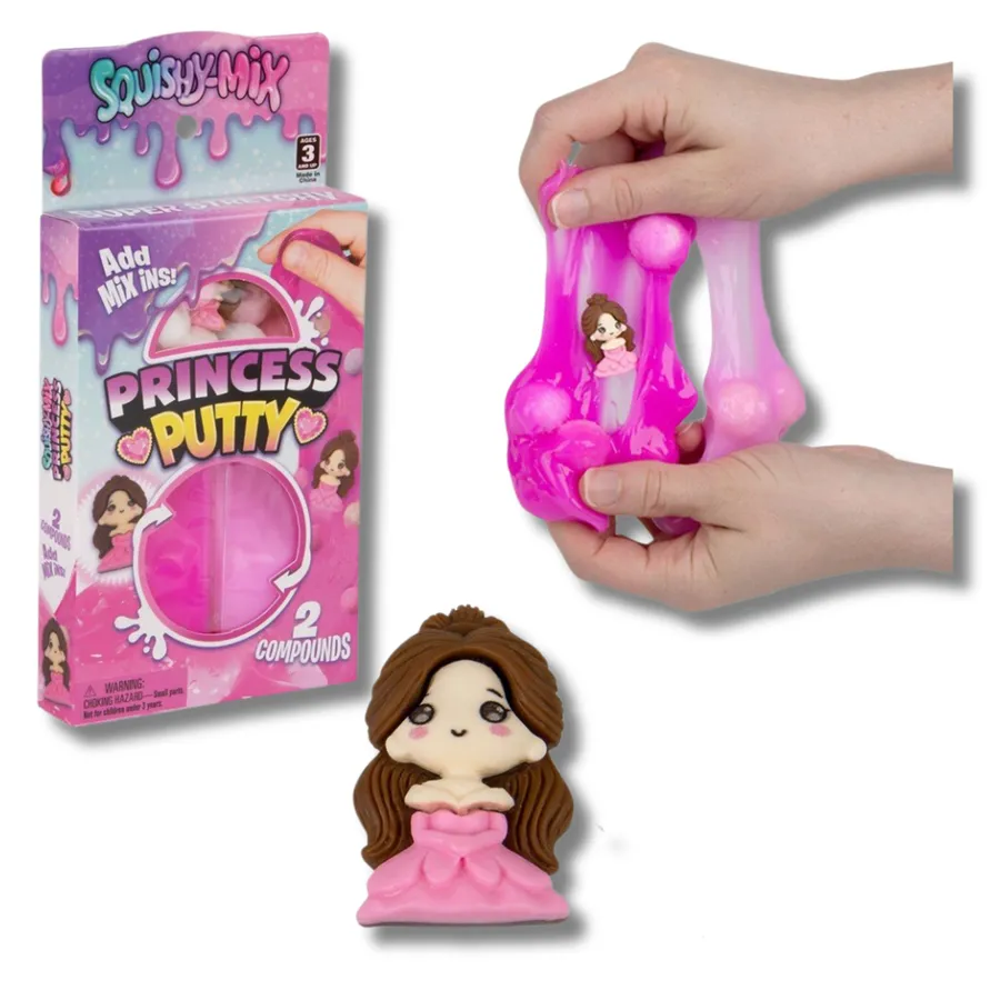 Mix Squishy Princess Putty Fidget Kids Toys — wholesale Fidgets & Sensory by the case