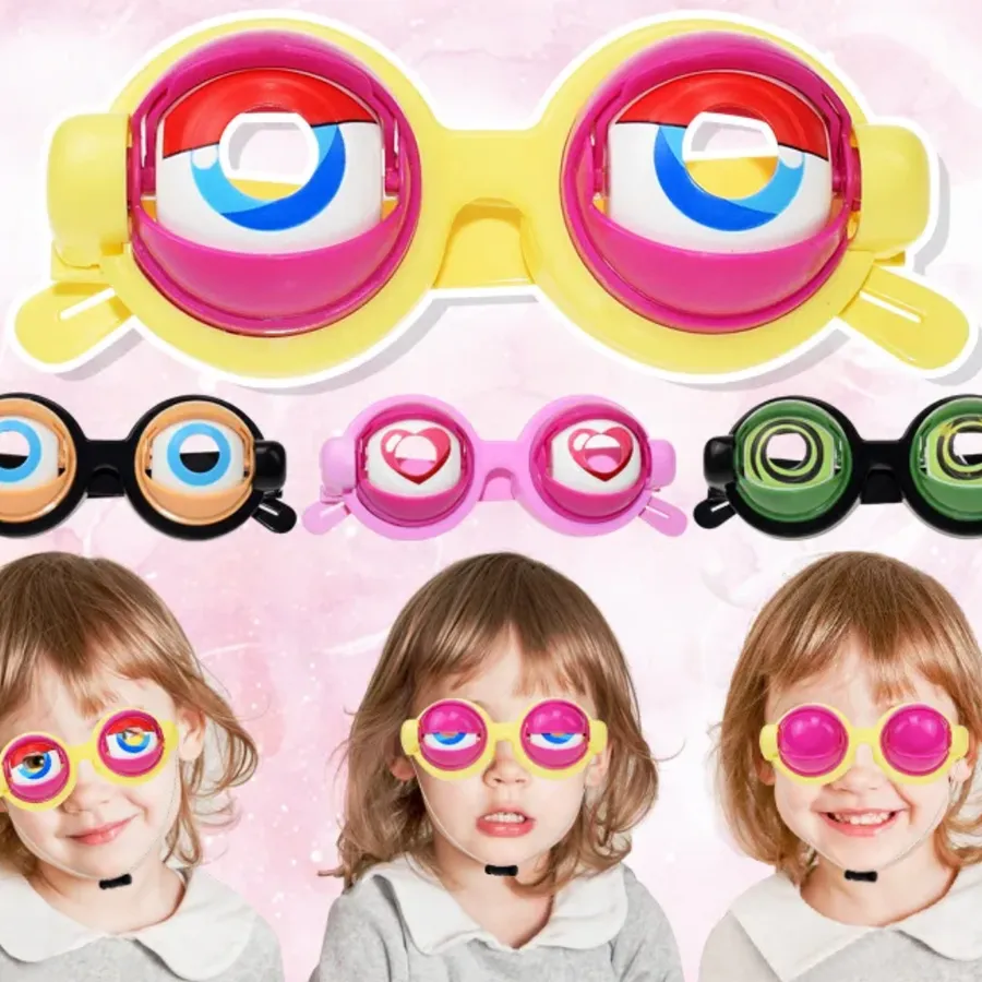 Crazy Eyes Funny Glasses Toy for Kids Pranks & Laughs — wholesale Toys & Games by the case