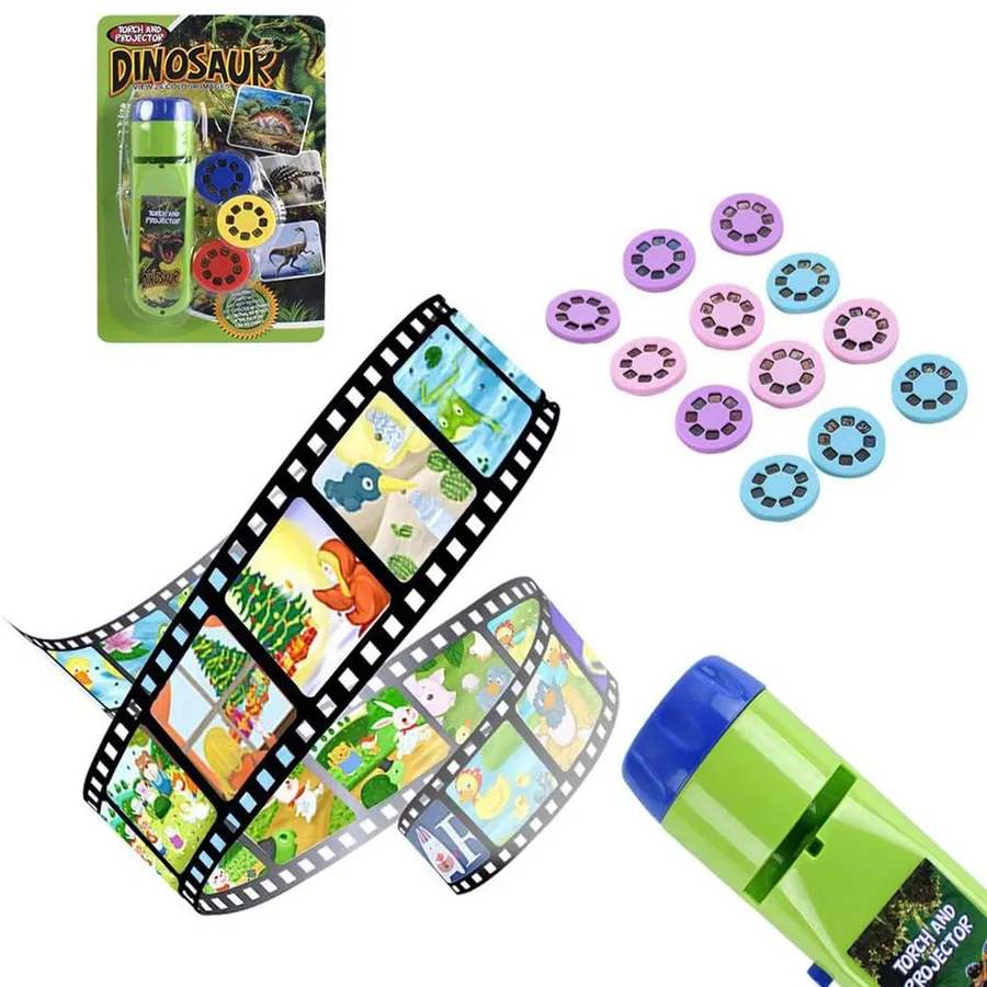 Dinosaur Projection Light Torch Kids Toy In Bulk — wholesale Toys & Games by the case