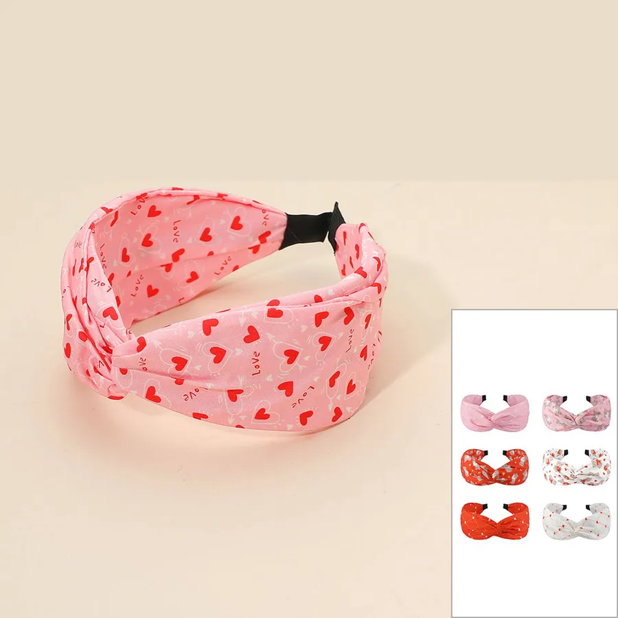 Heart Love Themed Knot Headbands - Assorted — wholesale Apparel & Accessories by the case