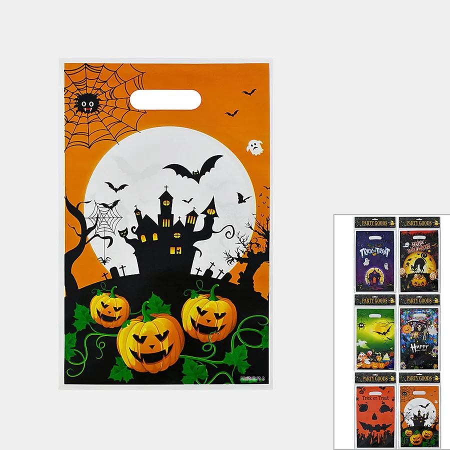 Halloween Themed Trick or Treat Gift Bags - Assorted — wholesale Seasonal & Holiday by the case