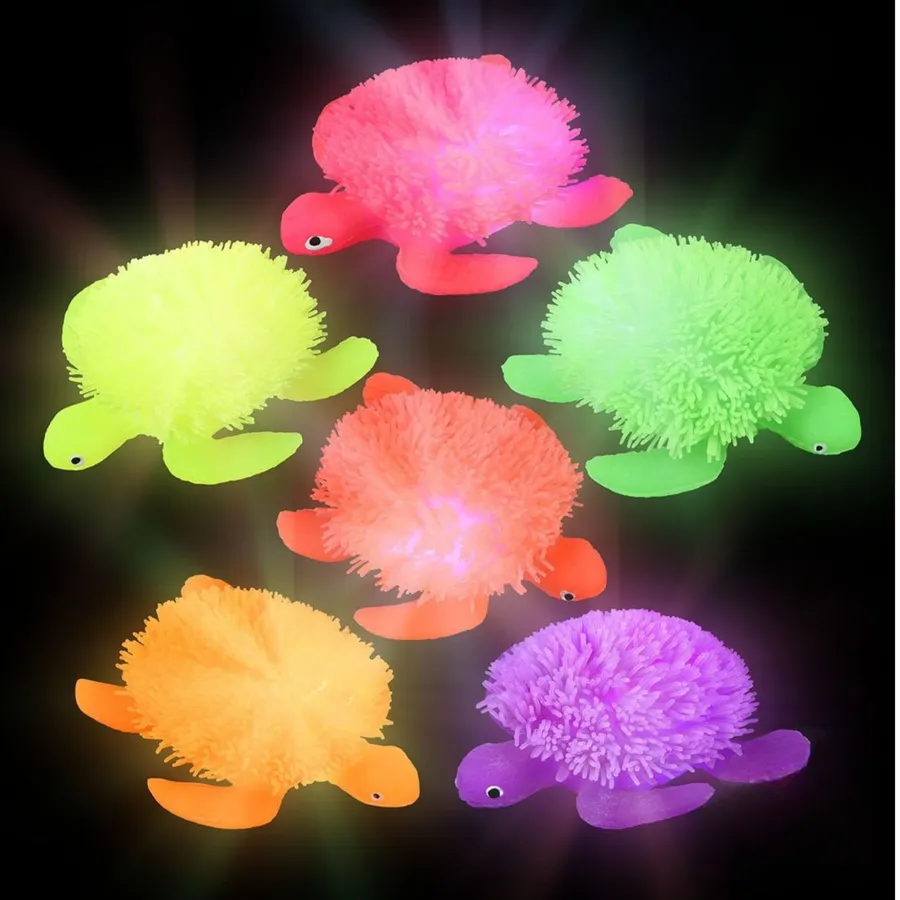 Squishy Light Up Puffer Turtle Kids Toy — wholesale Plush & Squishies by the case