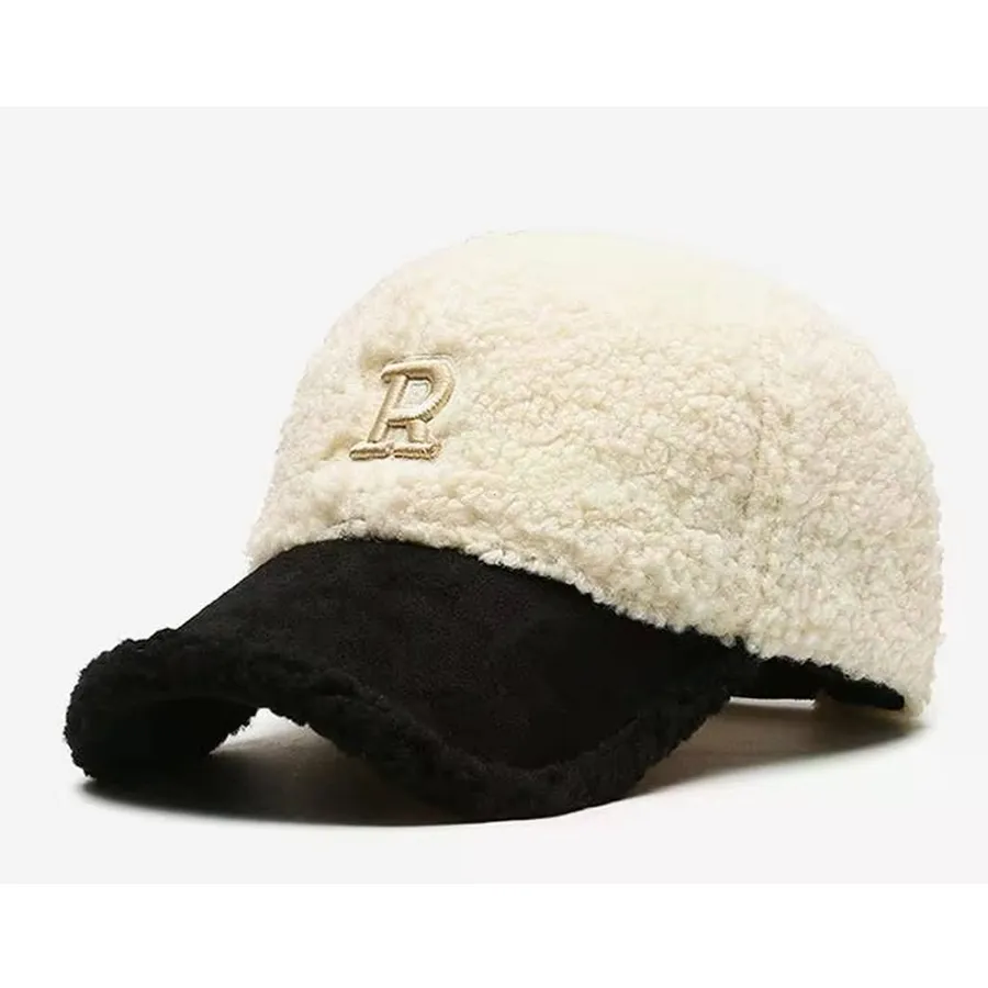 Letter Embroidery Woolen Baseball Caps For Women's- Assorted — wholesale Apparel & Accessories by the case