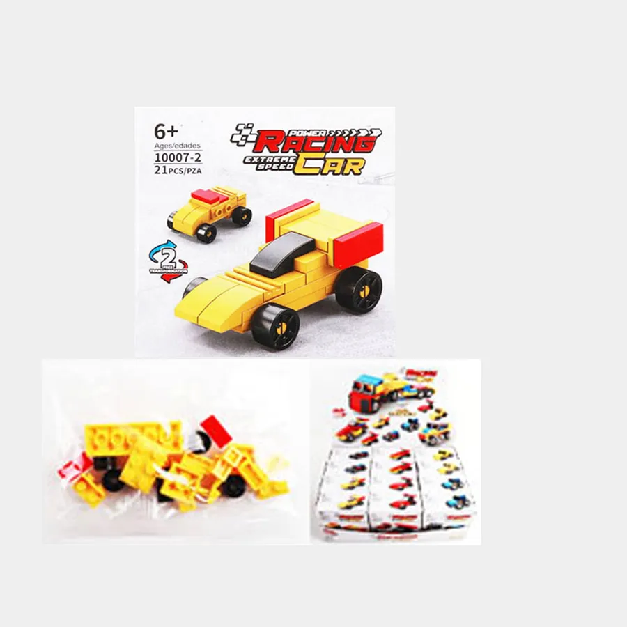 Racing Car Building Blocks for Kids | Assorted — wholesale Toys & Games by the case