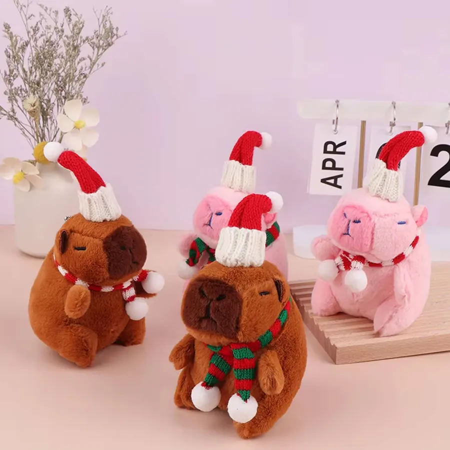 Capybara Decoration Keychain - Assorted — wholesale Keychains & Charms by the case