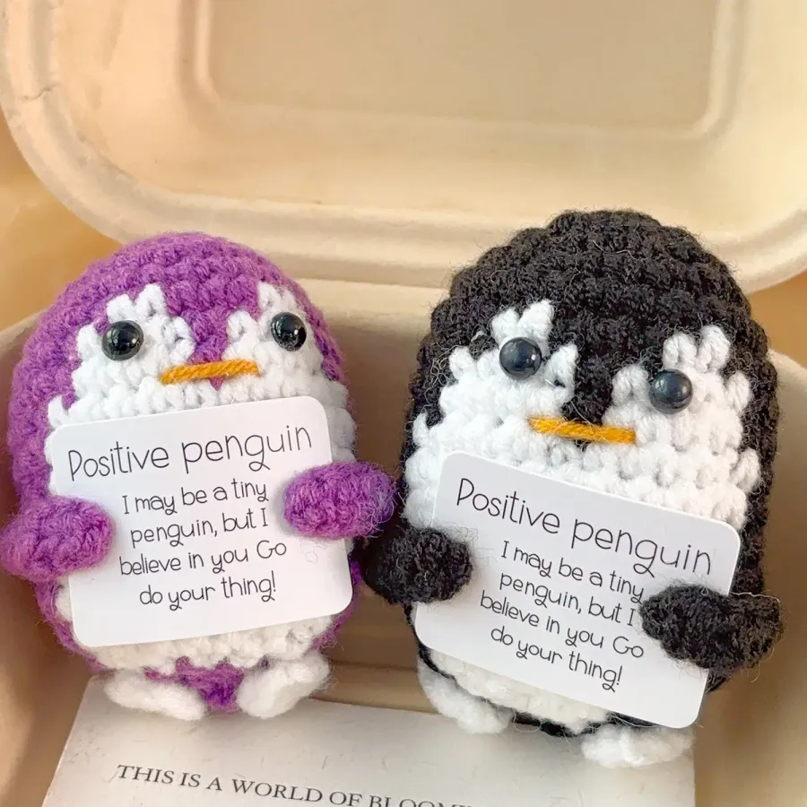 Handmade Plush Wool Knitting Penguin Kids Toy - Assorted — wholesale Plush & Squishies by the case