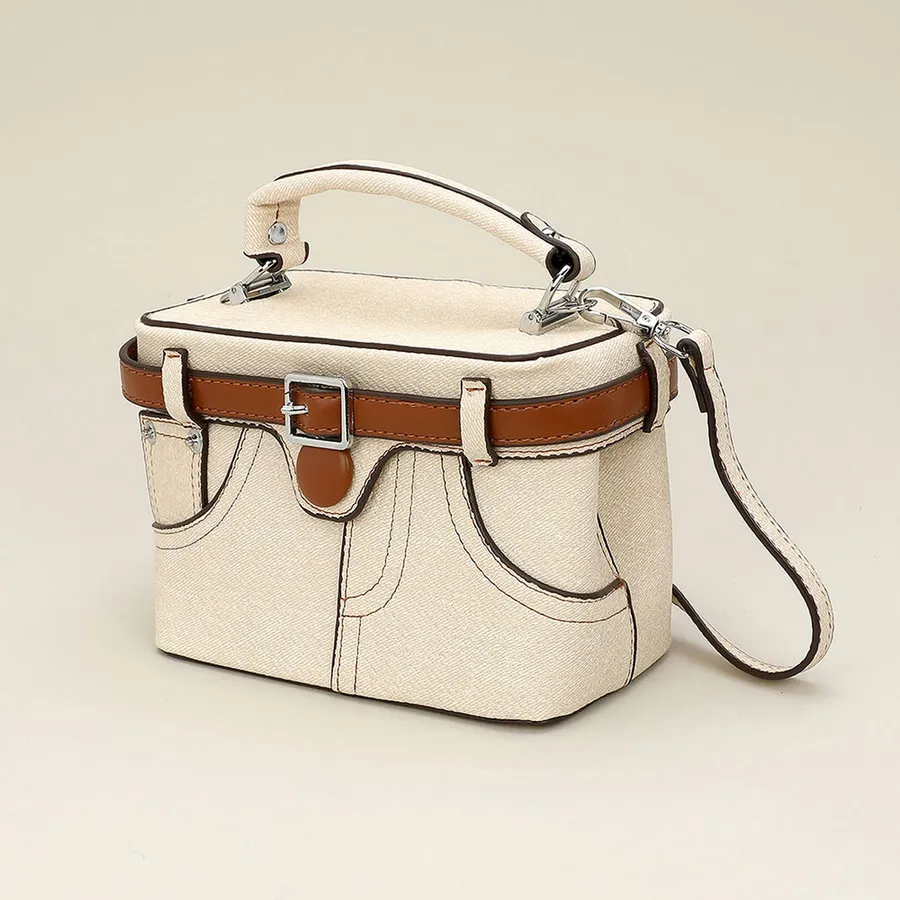 Belt Pants Shape Vintage Crossbody Bag - Assorted — wholesale Bags & Backpacks by the case