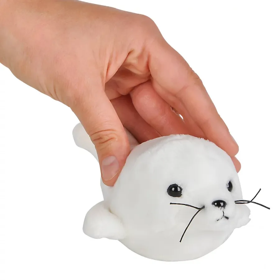 Mighty Mights Harp Seal Plush Toy 3.5" — wholesale Plush & Squishies by the case