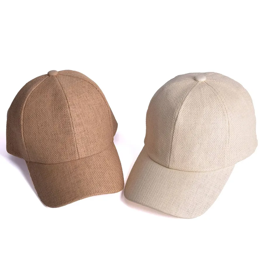 Unisex Summer Straw Baseball Cap - Assorted — wholesale Apparel & Accessories by the case
