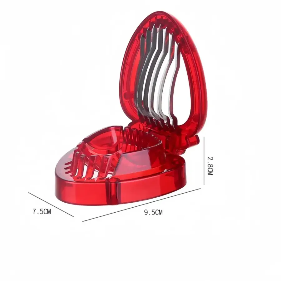 Strawberry Cutter Tool for Dessert Decoration — wholesale Home & Décor by the case