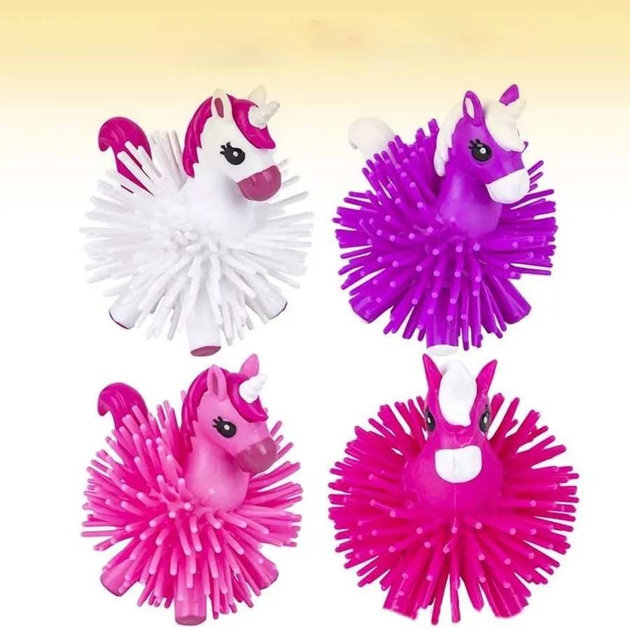 Fidget Toy Spiky Unicorn Puffer Squishy Sensory Toys - Assorted — wholesale Fidgets & Sensory by the case
