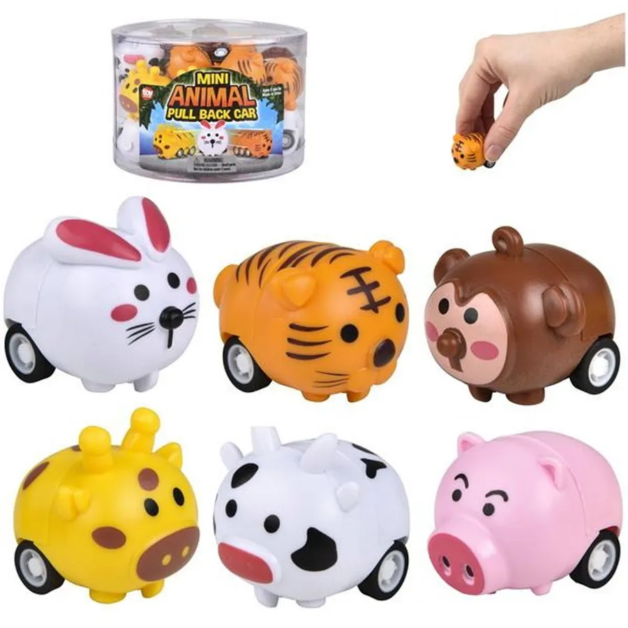 Keeraft Mini Animal Pull Back Car - Toy Keeraft Home Gifts — wholesale Toys & Games by the case