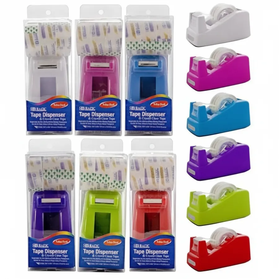 Mini Desktop Tape Dispenser for Office, Classroom, and Everyday Stationery Supplies — wholesale Stationery & Office by the case