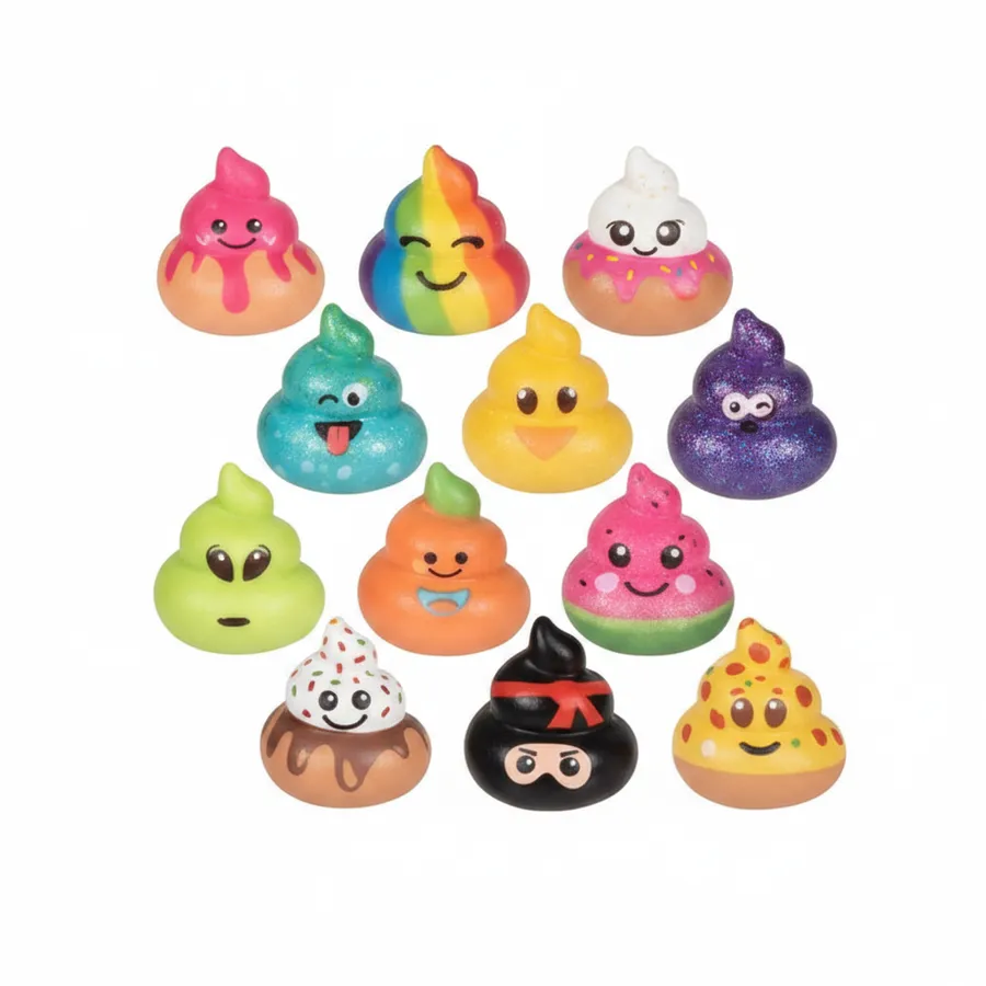 5-Inch Poop Squishy Toy - Fun Sensory Fidget and Stress Ball — wholesale Fidgets & Sensory by the case