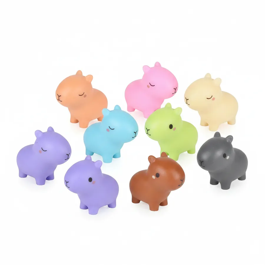Capybara Squishy Toy - 3.25 Inch Cute Animal Sensory Fidget and Stress Ball — wholesale Fidgets & Sensory by the case