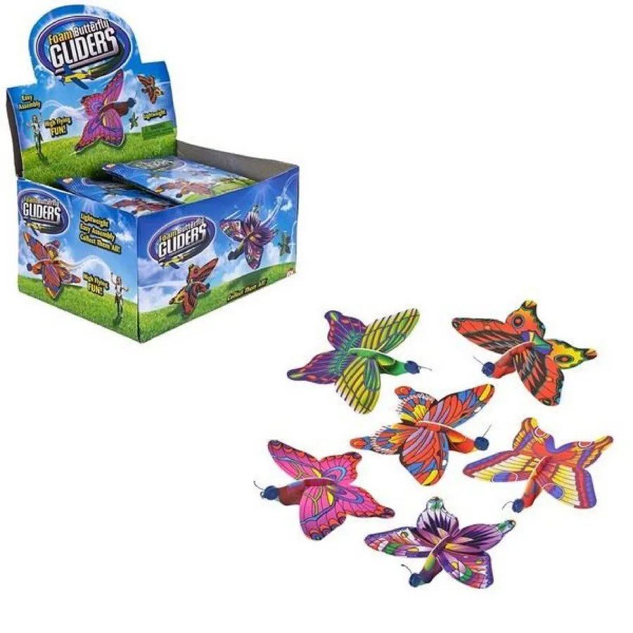 Butterfly Gliders Foam Toys - Assorted — wholesale Toys & Games by the case