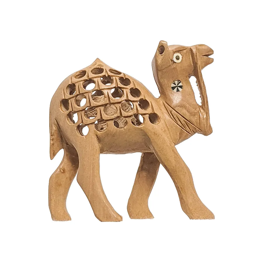 Wholesale Wooden Handicraft Camel Set Décor Home Decores — wholesale Home & Décor by the case