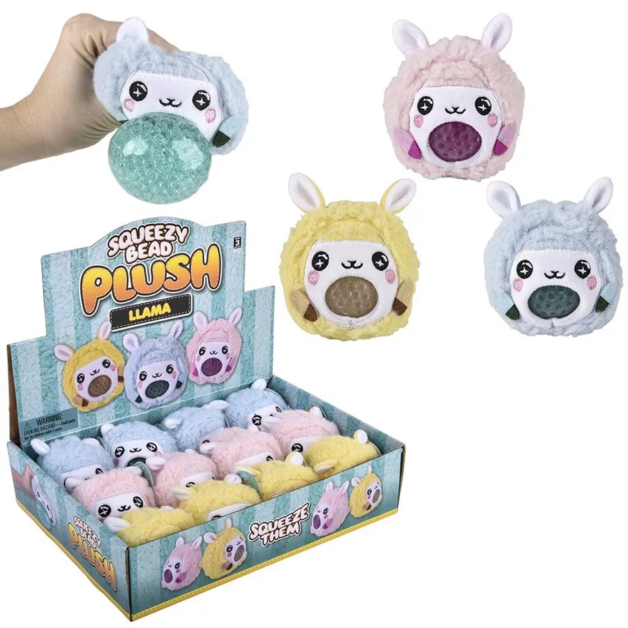 Squeezy Beaded Plush Ball Kids Toy — wholesale Plush & Squishies by the case