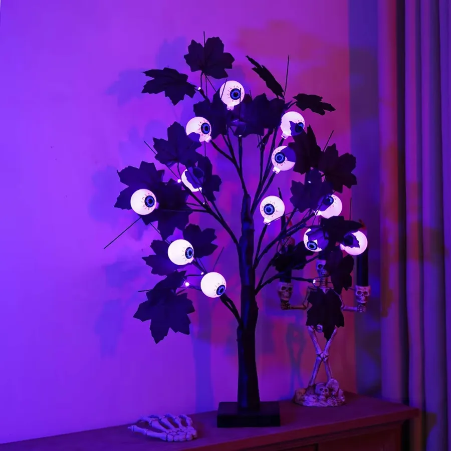 Light Up Fairy Tree Table Lamp For Decor - Assorted — wholesale Home & Décor by the case