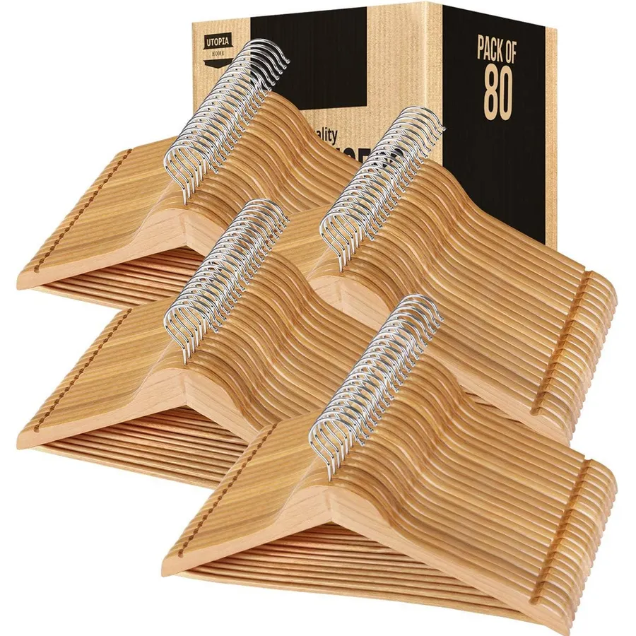 Premium Wooden Hangers For Home Decor — wholesale Home & Décor by the case