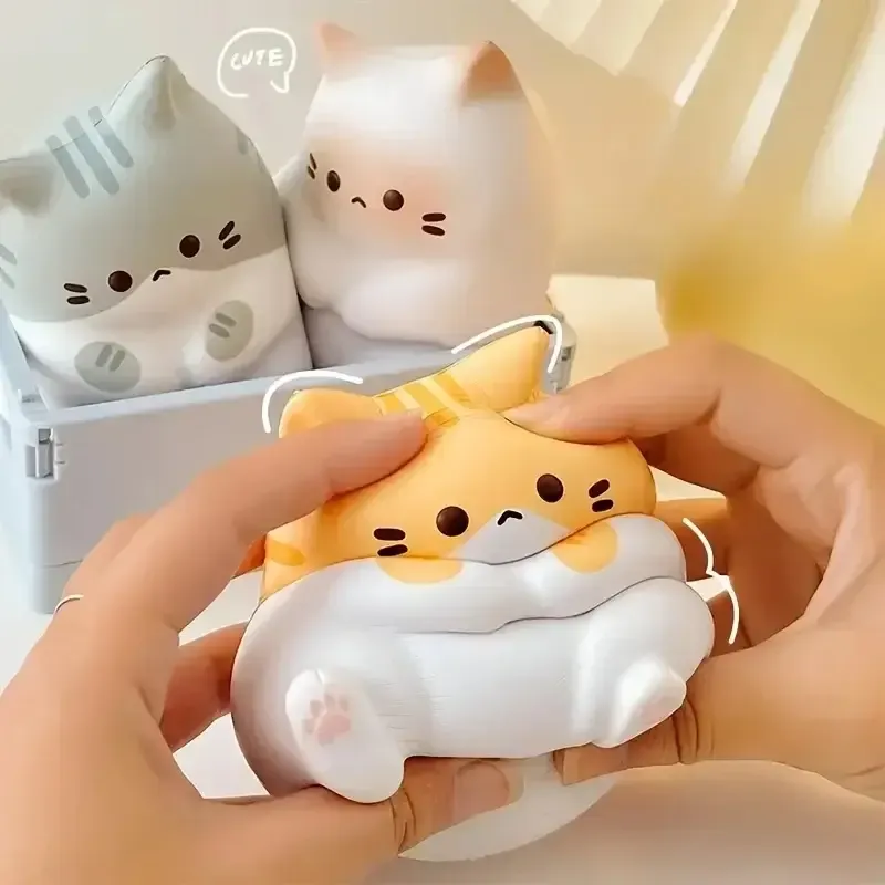 Squeeze Cat Fidget Stress Relief Toy - Assorted — wholesale Fidgets & Sensory by the case