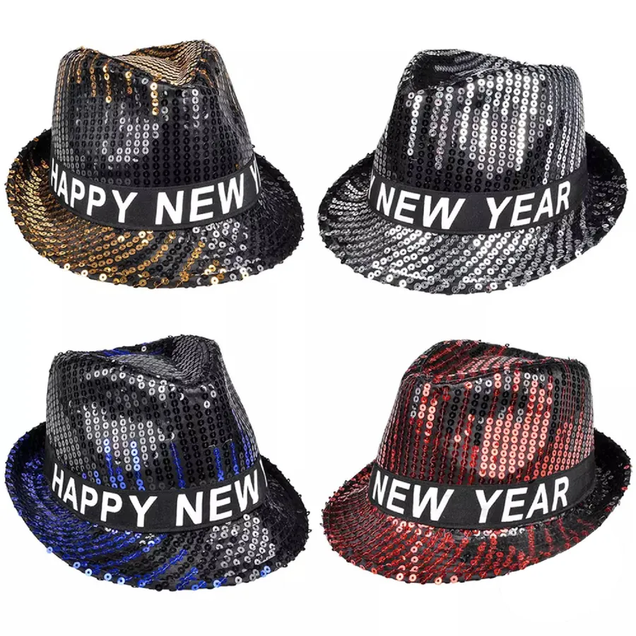 Sequin Fedora Hat in Bulk - Assorted — wholesale Apparel & Accessories by the case