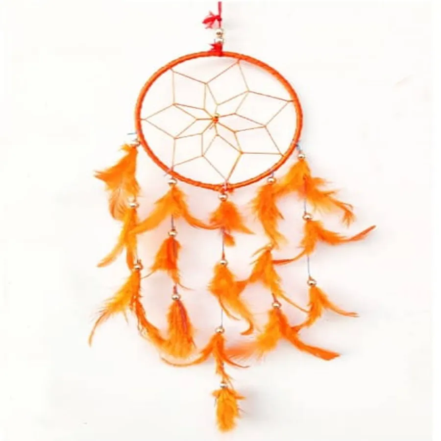 Wholesale Round Curved Designed Multicolor Dream Catcher for Wall Hanging (Sold by 10 PCS) — wholesale Home & Décor by the case