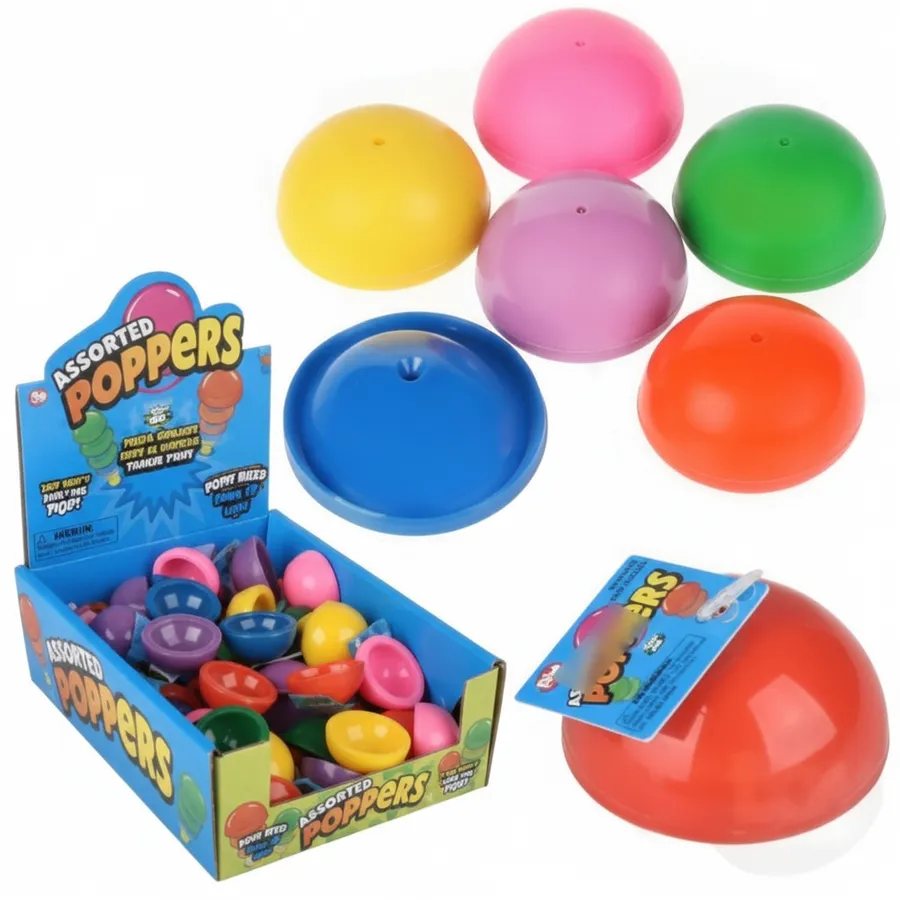 Mini Squishy Poppers - Sensory Toy and Fidget Stress Ball (1.75 Inch) — wholesale Fidgets & Sensory by the case