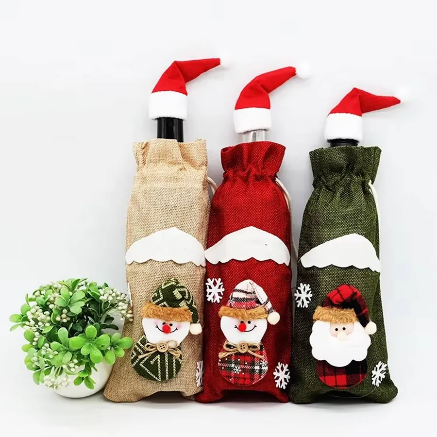 Back To School Patterned Wine Bottle Cover Bags - Assorted — wholesale Kitchen & Drinkware by the case
