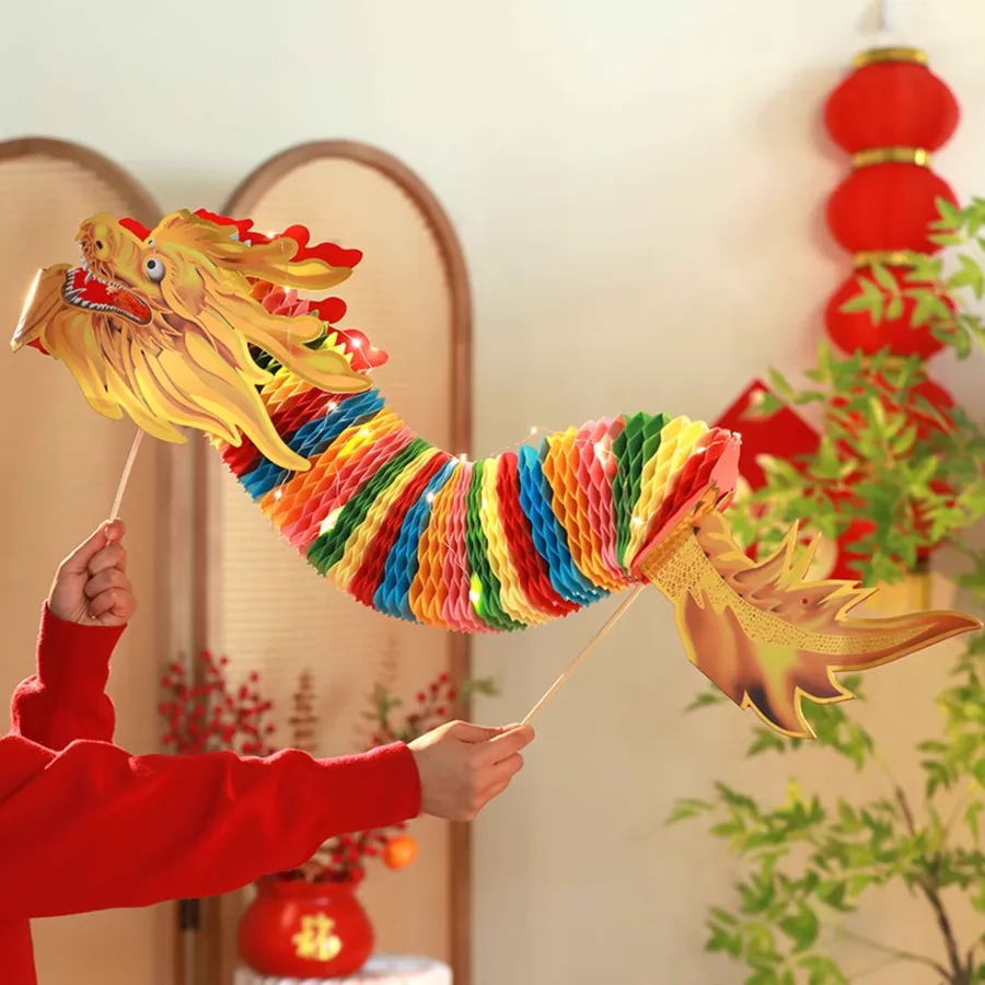 Labor Day Props Dragon Dance Decal Decoration Lantern — wholesale Home & Décor by the case