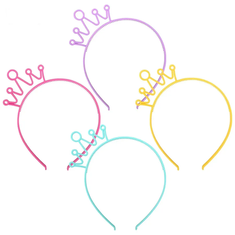 Neon Crown Headband For Kids - Assorted — wholesale Apparel & Accessories by the case