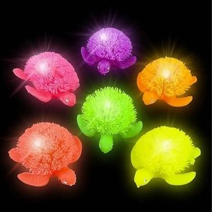 Light Up Turtle Puffer Ball Toy For Kids — wholesale Toys & Games by the case