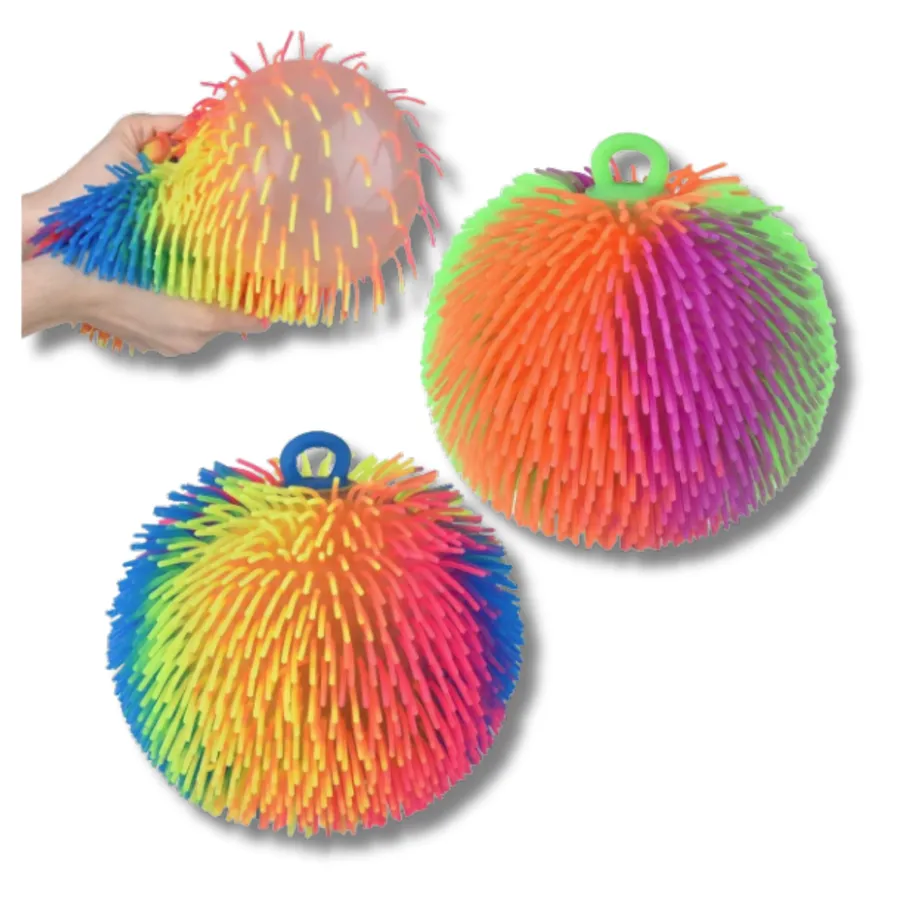 Squeezy Fidget Rainbow Puffer Ball Kids Toy — wholesale Fidgets & Sensory by the case