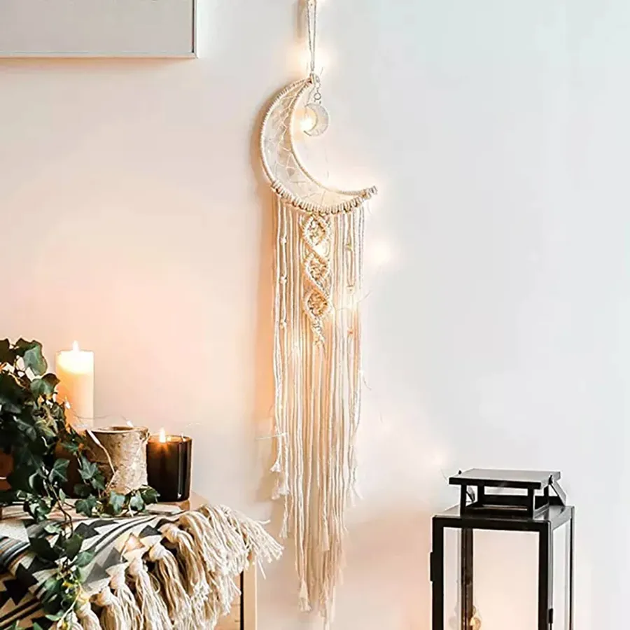 Easter Moon Dream Catcher For Home Decor — wholesale Seasonal & Holiday by the case