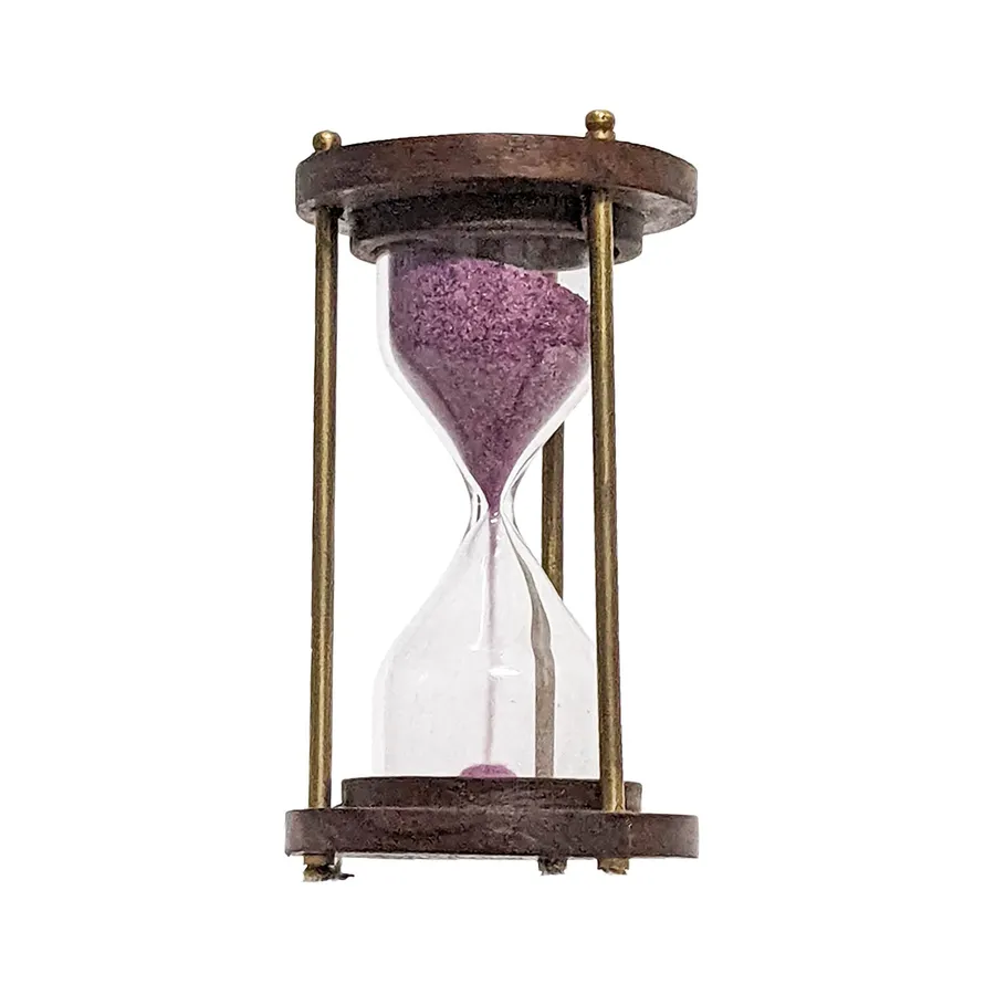 Antique Wooden Minute Sand Timer — wholesale Toys & Games by the case