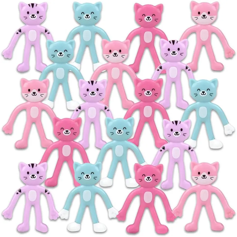 Mini Bendable Cats Kids Toy - Assorted — wholesale Toys & Games by the case