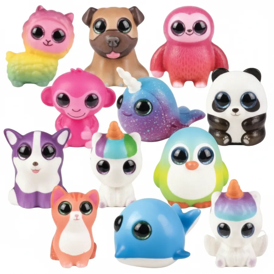 Glitter Eye Squishy Toys Assortment - 5.5 Inch Sensory Fidget and Stress Relief Squish — wholesale Fidgets & Sensory by the case