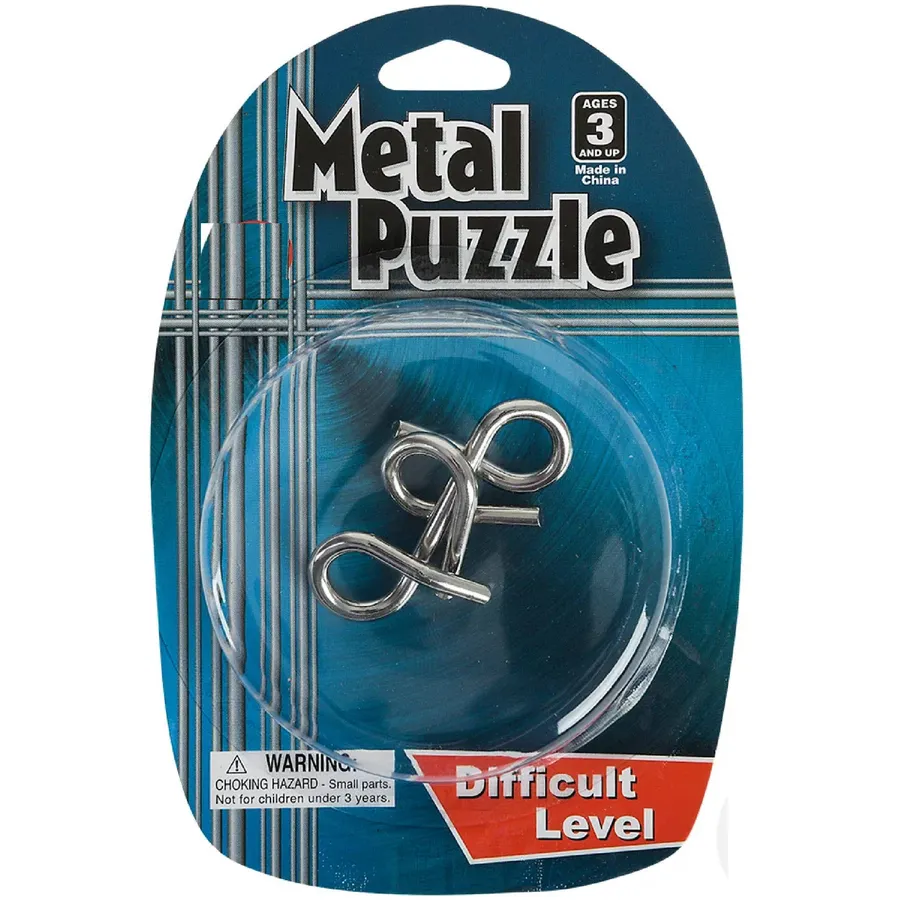 Metal Wire Puzzles Set In Bulk — wholesale Toys & Games by the case