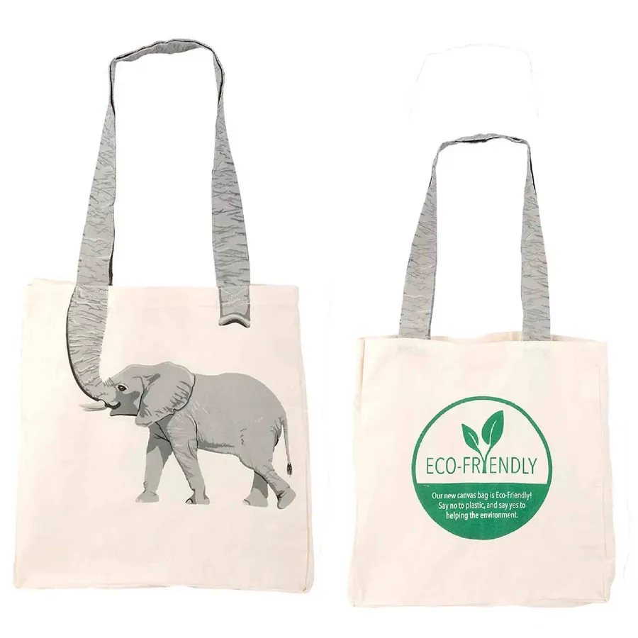 Elephnat Design Pattern Canvas Bag For Daily Use — wholesale Bags & Backpacks by the case
