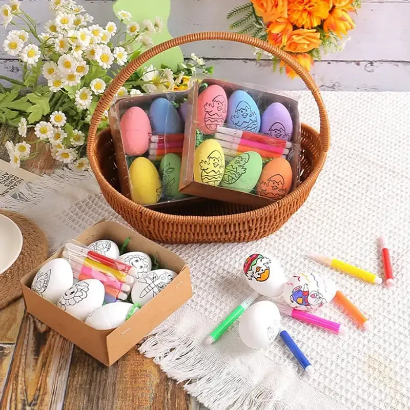 Easter DIY Hand-Painted Eggs Kit – Cartoon Bunny Craft Set — wholesale Seasonal & Holiday by the case