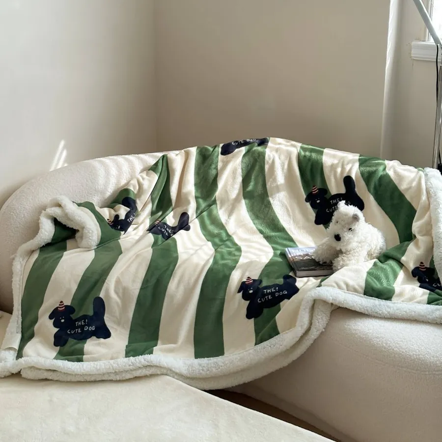 Velvet Thickened Throw Blanket For Valentine - Assorted — wholesale Seasonal & Holiday by the case