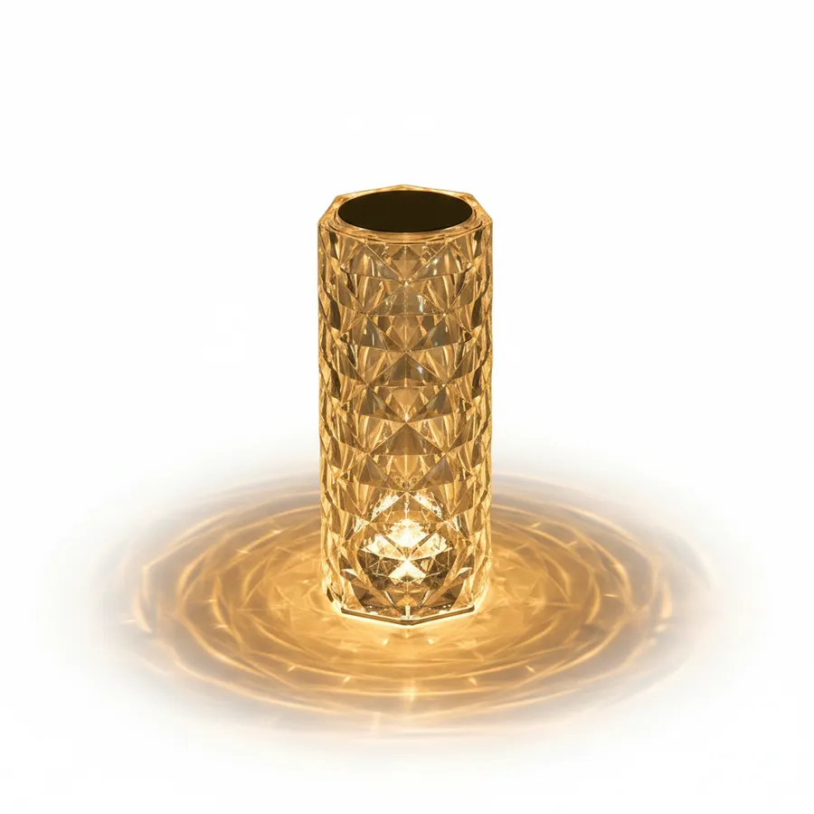 LED Crystal Lamp Touch Control | Self-Care — wholesale Home & Décor by the case